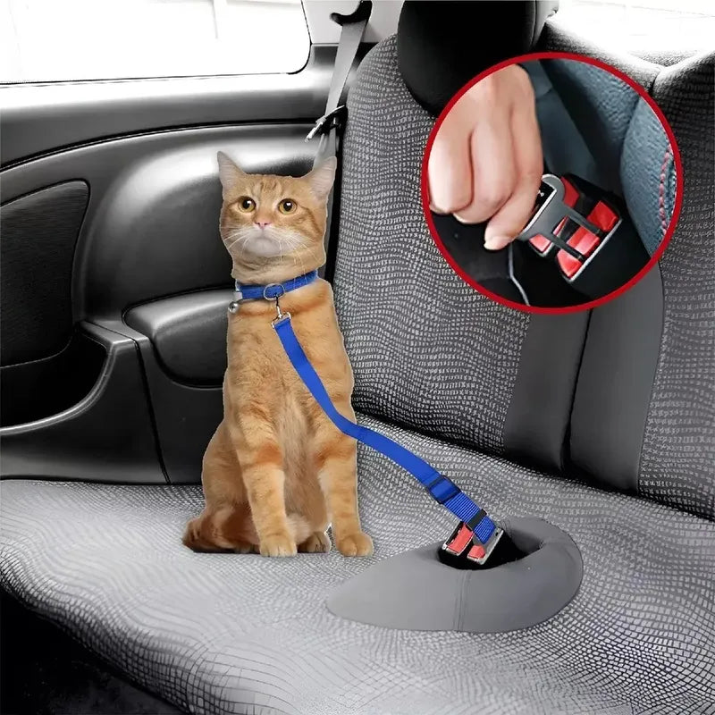 X2 Cinturón De Seguridad Auto Perro Correa Cinturón Gatos