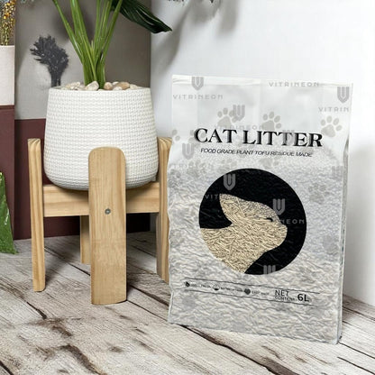 Arenero Para Gato + Tapete Alfombra Gato + Arena Tofu 2.5 Kg