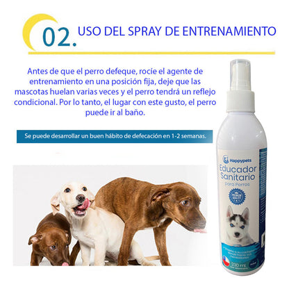 50 Sabanillas Para Perros + Educador Sanitario Perro 230 Ml