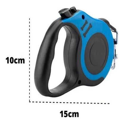 Correa Retractil Perro Extensible Libertad Paseo Seguro 3 Mt