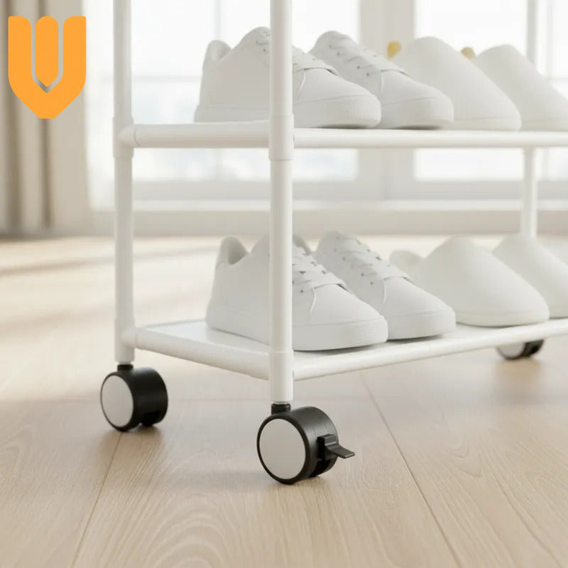 Perchero Organizador Colgante Perchero Doble Barra 5 Niveles