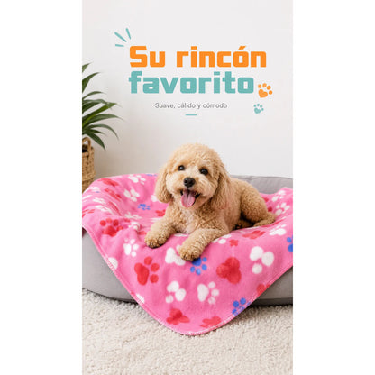 Frazada Manta Polar Mascotas Perros 90x120 Cm Lavable Hogar Multicolor Hembra Polar Tonos Surtidos Animalitos Huellas Mascota Perros Manta Frazada Suave Lavable Sofa Cama Auto Viaje