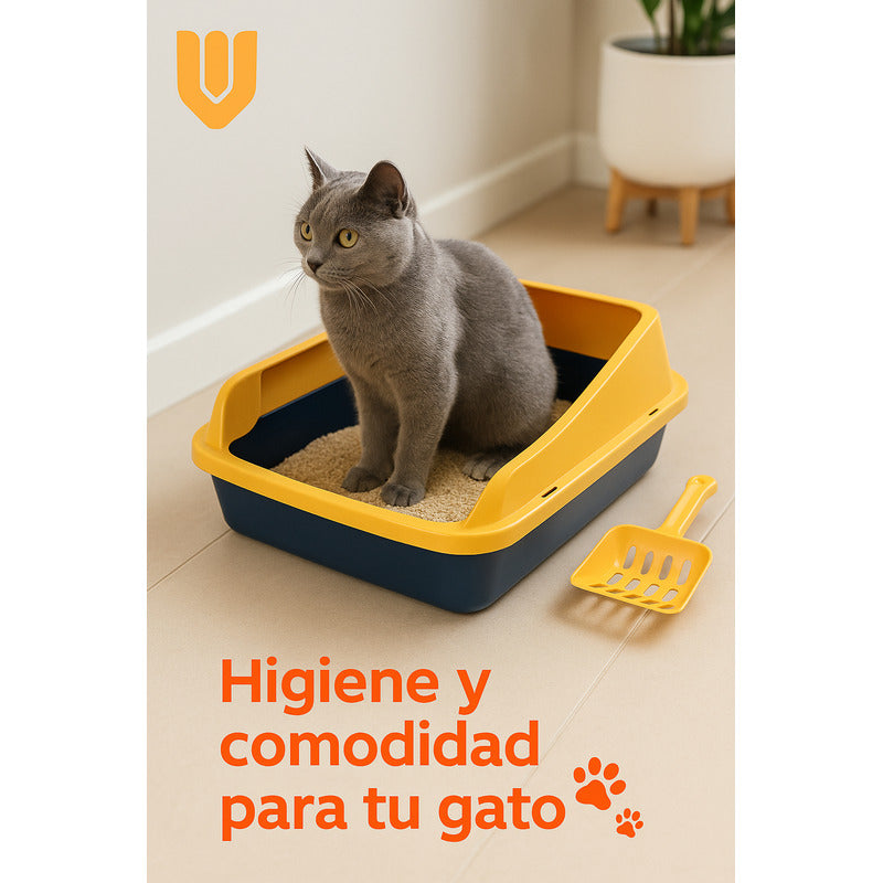 X2 Arenero Para Gato Higiene Gatos Caja De Arena Para Gatos Multicolor