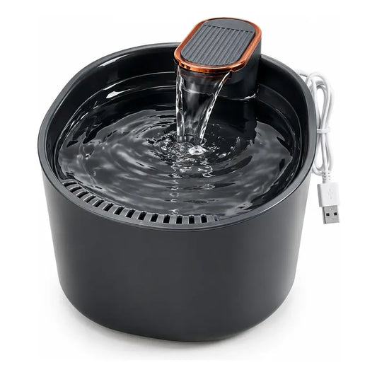 Filtro Bebedero Perro Gato Fuente Agua Automático Usb Negro Fuente Bebedero Automático Agua Gatos Perros Usb Filtro Recirculante Mascotas Compacto Negro Hogar