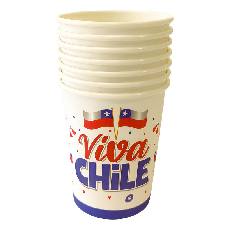 X10 Vaso Desechable Fiestas Patrias Vasos Desechable Fiesta