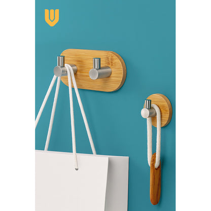Colgador Pared Acero Inoxidable Bambu Colgador Perchero