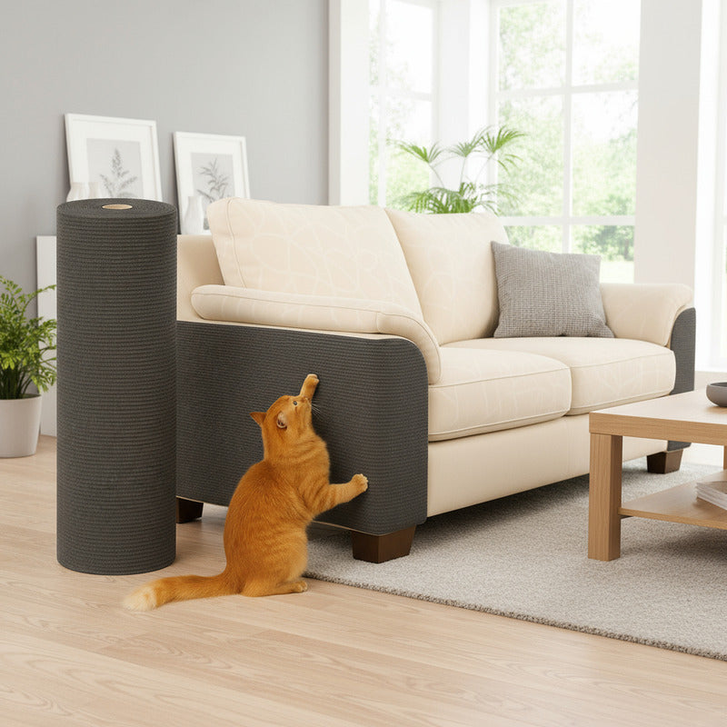 Protector Sillón Gato Tapete Rascador Antiarañazos Mueble