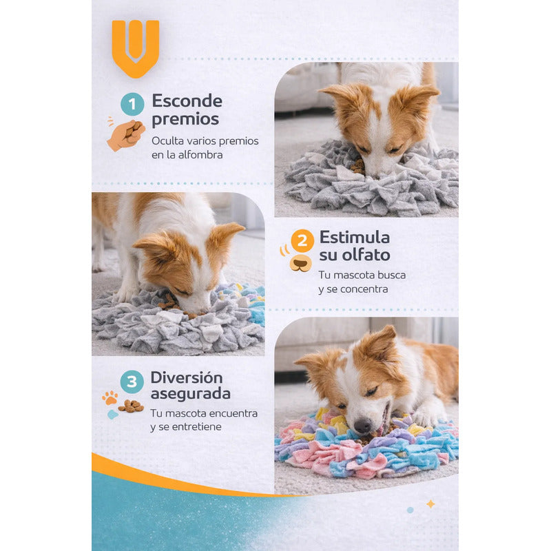 Alfombra Olfativa Perro Juguete Estimula Interactivo Mascot