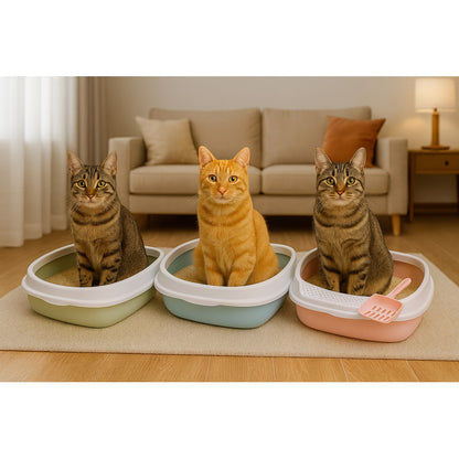 Caja Arenero Gato Areneros Gatos Baño Gato Baño Para Gatos