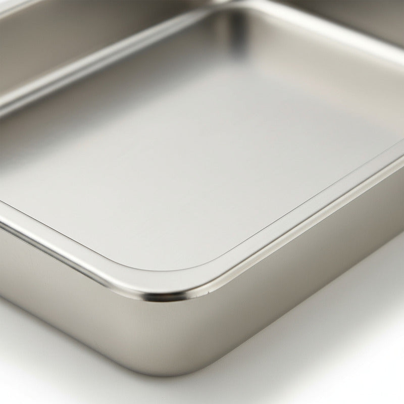 Bandeja Para Horno Bandeja Acero Inoxidable Multiuso 31x21cm