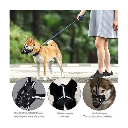 Bozal Perro Grandes Bozal Para Perro Bozal Perro Grande Xxl Negro Xxl