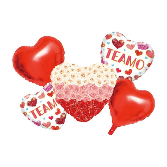 X5 Decoracion San Valentin Globos Corazon Globos Corazones