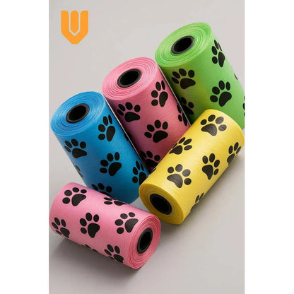 Pack 10 Bolsas Basura Excremento Perro Vitrineon Multicolor Resistentes Compactas 6 Cm X 3 Cm Higiene Mascotas Paseo Canino Recoleccion Desechos Practicas Portatiles Limpieza Urbana