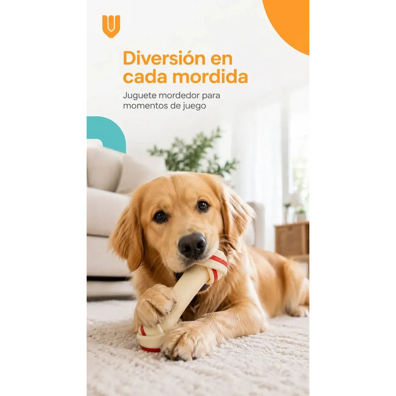 X2 Hueso Perro Cartilago Masticable Higiene Dental Sabor Hueso Cartílago Perros Grandes Masticable Comestible Sabor Carne Higiene Dental Antisarro Mordedor Duradero