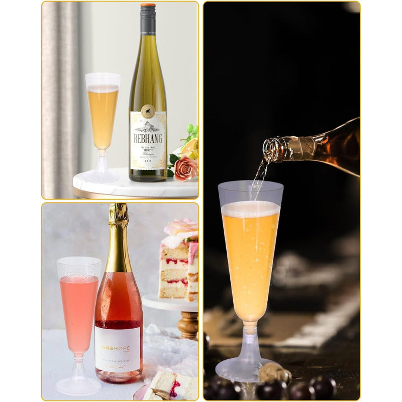 X6 Copa Acrilico Copas Champagne Copas Champaña 165ml