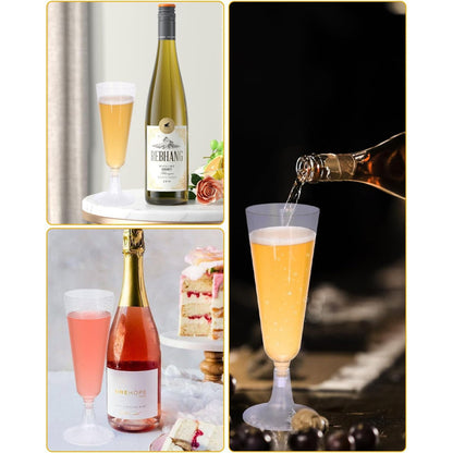 X6 Copa Acrilico Copas Champagne Copas Champaña 165ml