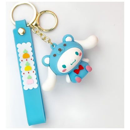 Llavero Cinnamoroll Colgante Llavero De Silicona Cinnamoroll