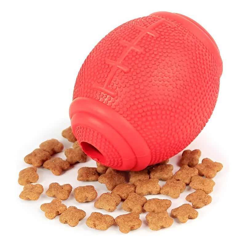 Juguete Para Perros Pelota Rugby Dura Snacks Bp Pets - 8cm Color Surtidos