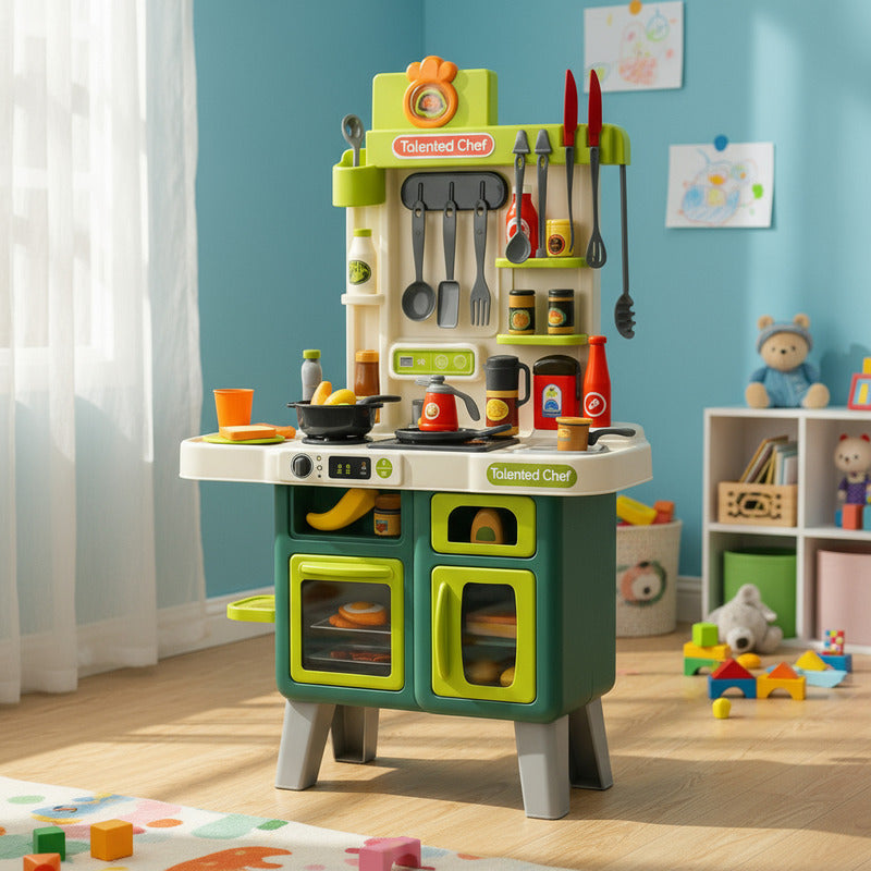 Cocina Infantil Juego Niños Juguete Set Cocina 104 Piezas