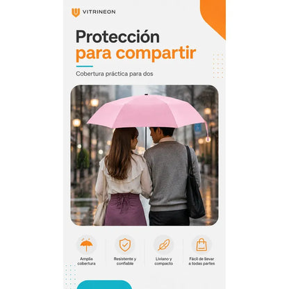 Paragua Parasol Lluvia Retractil Plegable 8 Varill Sombrilla
