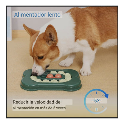 Plato Puzzle Plato Perro Ansioso Dispensador De Comida