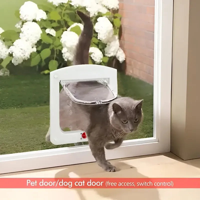 3 Puerta Para Gatos Puerta Gatera Puerta Abatible Perro Gato
