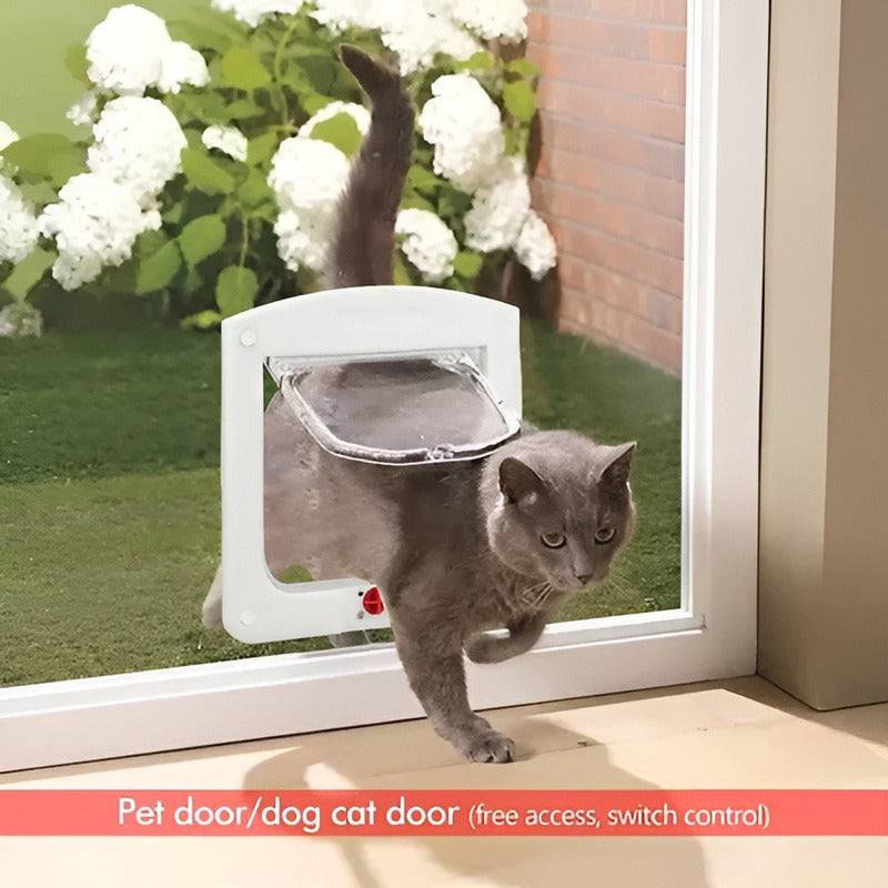 X2 Puerta Para Mascotas Puerta Gatera Puerta Abatible Perro