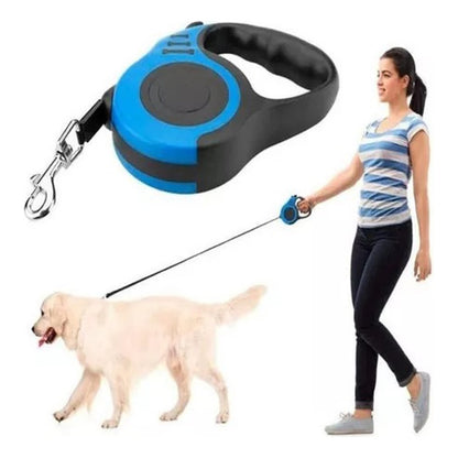 Correa Retractil Perro Extensible Libertad Paseo Seguro 3 Mt
