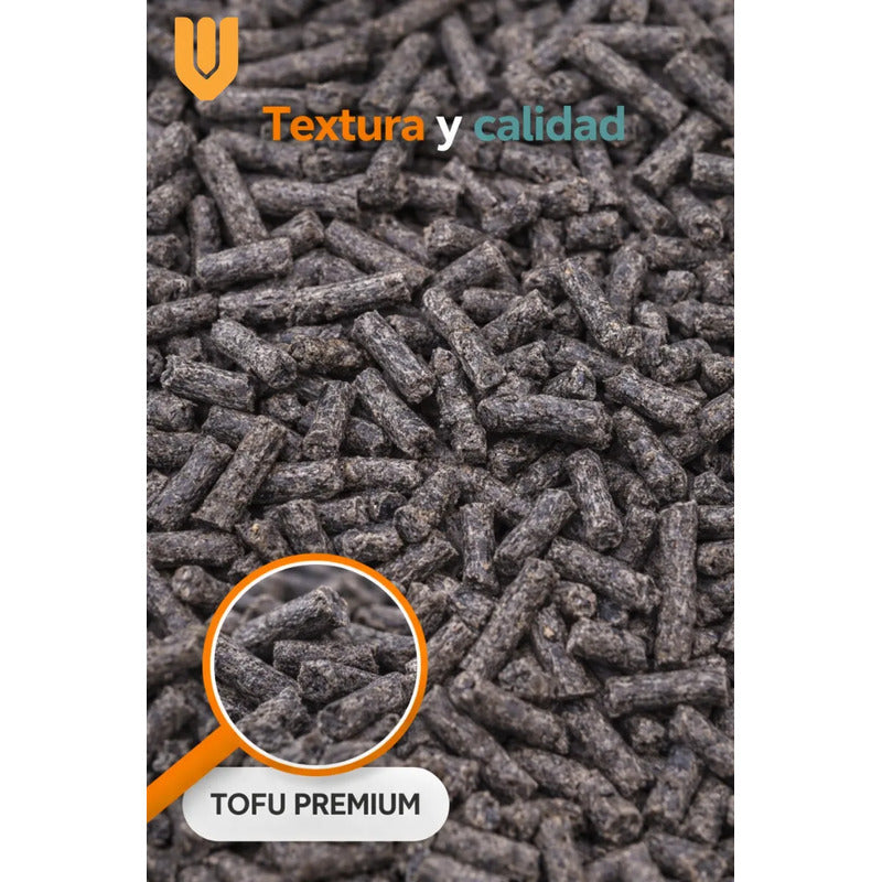 2 Arena De Tofu Arena De Gato Arena Gato Biodegradable 2,5kg Carbon Lavanda