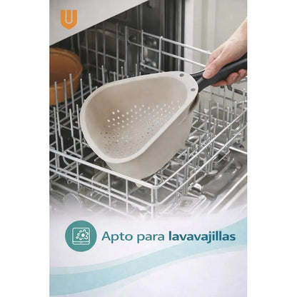 Escurridor Cocina Ahorro Espacio Plegable Practico Limpieza Blanco Cocina Moderno Minimalista Elegante Diseño Compacto Visual Limpio Armonico Resistente Duradero Uso Diario Hogar Premium