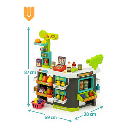 Set Supermercado Juguete Infantil Caja Registradora 81 Pieza