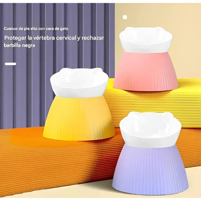 Plato Comida Perro Plato Alto Inclinable Plato Mascota