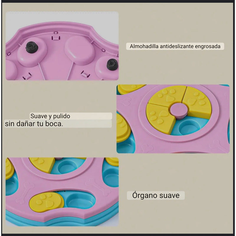 Juguete Dispensador Comida Perro Juguete Puzle Olfativo Verde
