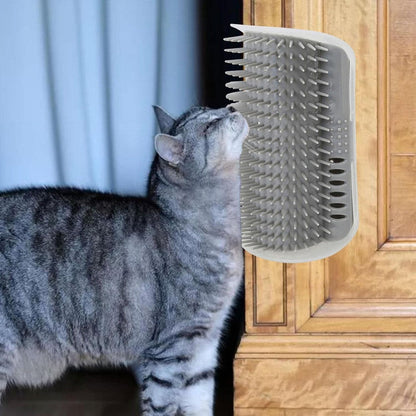 Rascador Gato Yerba Gatera Rascador Para Gato Cepillo Gris Negro