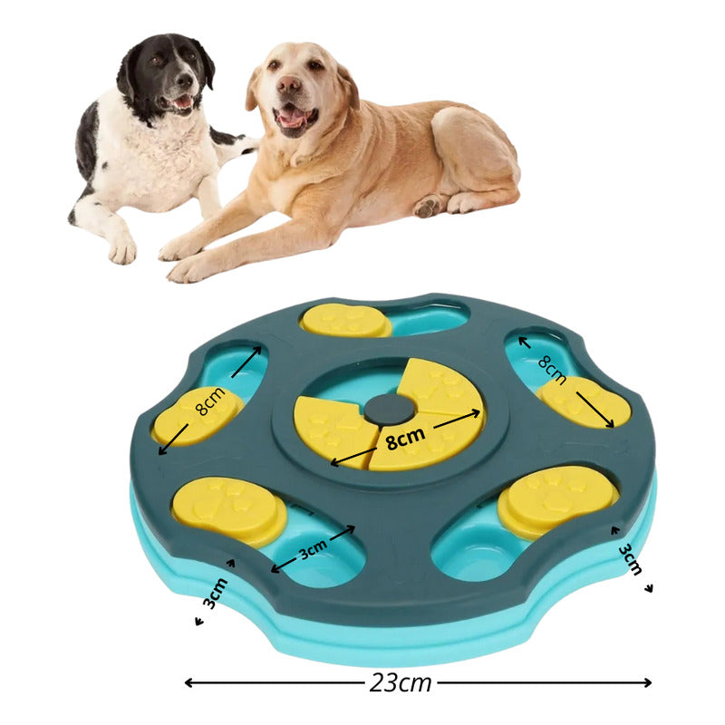 Juguete Dispensador Comida Perro Juguete Puzle Olfativo Verde