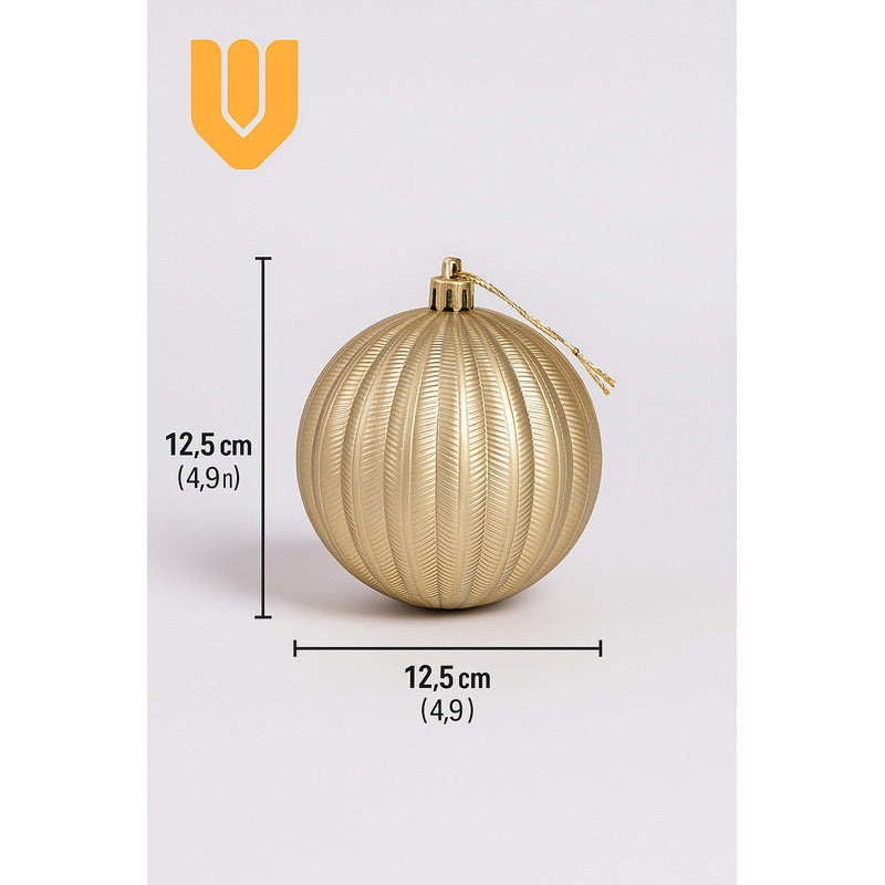 Vitrineon Cl Set 28 Esferas 12.5 Cm Plástico Decoración Navi