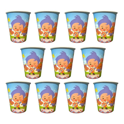 10 Vasos Cumpleaños Vasos Desechable Cumpleaños Payaso