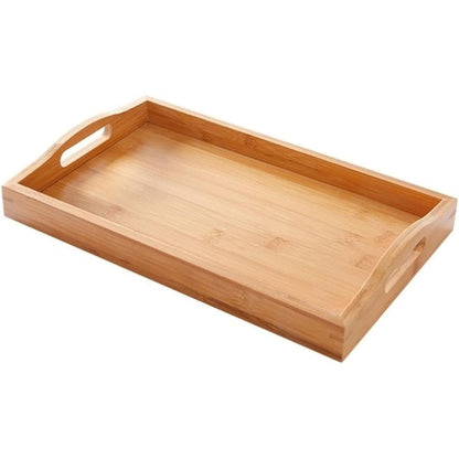 Bandejas De Bambu Bandejas Madera Desayuno Bandeja 45x33cm Vitrineon Cl