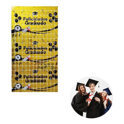 Cortina Guirnalda Graduacion Cortina Metalica Graduacion