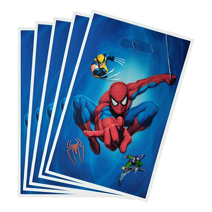 10 Bolsas Para Piñata Spiderman Bolsas Para Dulce Fiesta