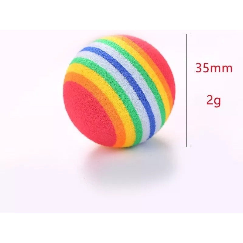 4 Pelotas Para Gatos Juguetes Para Gatos Juegos Para Gatos Multicolor