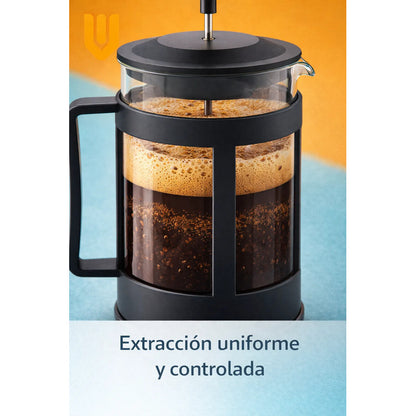 Cafetera Prensa Francesa Manual Cafe Prensa Francesa 600 Ml Negro