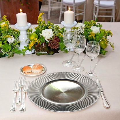 6 Plato Base Navideños Vajilla Navidad Juego De Platos 33cm