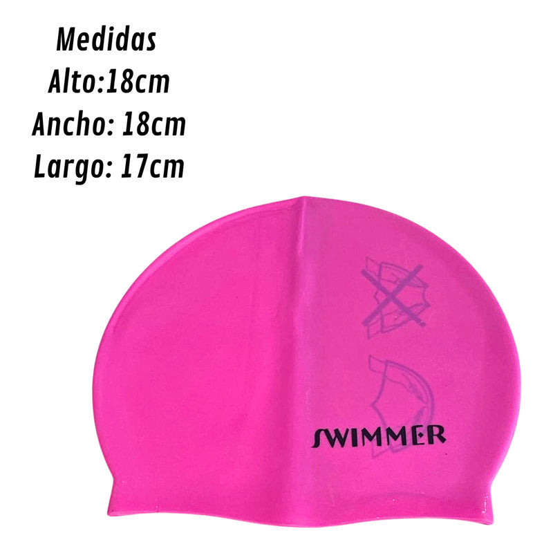 X2 Gorro De Natacion Gorro Piscina Gorra Natacion Silicona