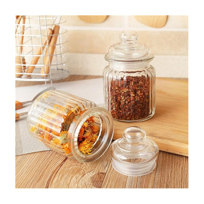 X2 Azucarero Frascos Especieros Hermetico Bombonera Azucarer Transparente