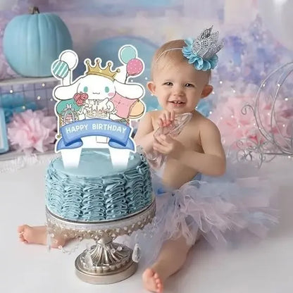 Topper Cumpleaños Torta Cotillon Cup Cake Fiestas Decoracion