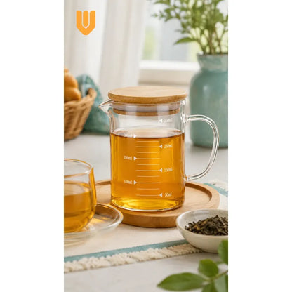 Taza Medidora Vidrio 350ml Transparente Vidrio Repostería Transparente