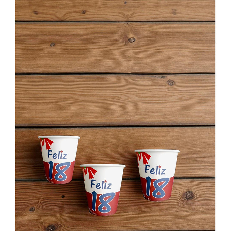 X10 Vaso Desechable Fiestas Patrias Vasos Desechable Fiesta