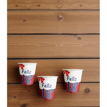X10 Vaso Desechable Fiestas Patrias Vasos Desechable Fiesta
