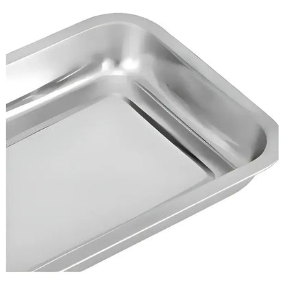 X2 Bandeja Para Horno Bandeja De Acero Inoxidable Multiuso  Plateado Bandeja - Yd762